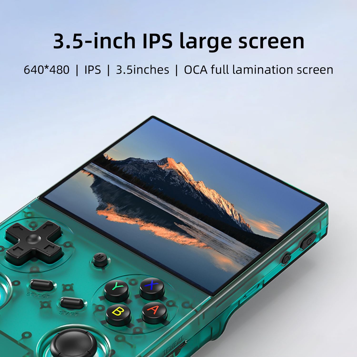 Retro Handheld Game Console,Portable Game with 3.5 Inch IPS Screen,with 64G TF Card Pre-Installed 4353 Games Supports 5G WiFi Bluetooth HDMI and TV Output - Image 2