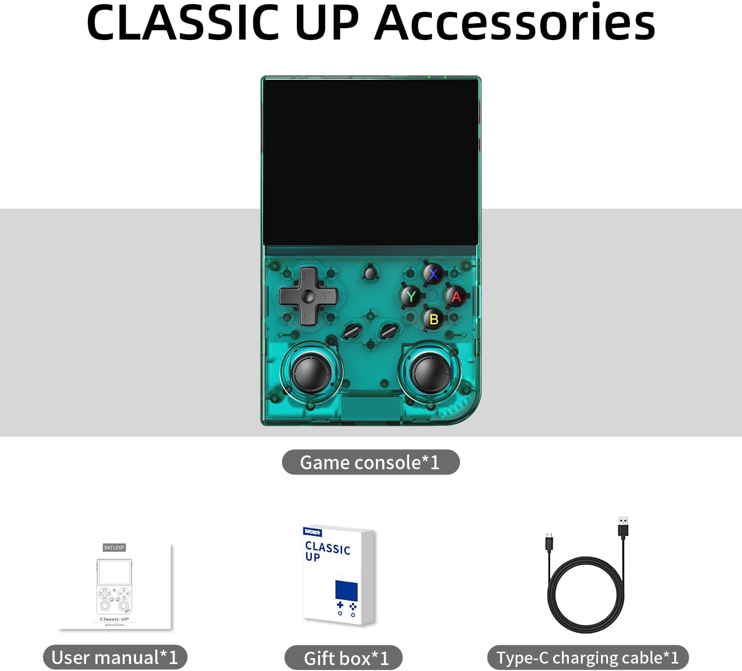 Retro Handheld Game Console,Portable Game with 3.5 Inch IPS Screen,with 64G TF Card Pre-Installed 4353 Games Supports 5G WiFi Bluetooth HDMI and TV Output - Image 8